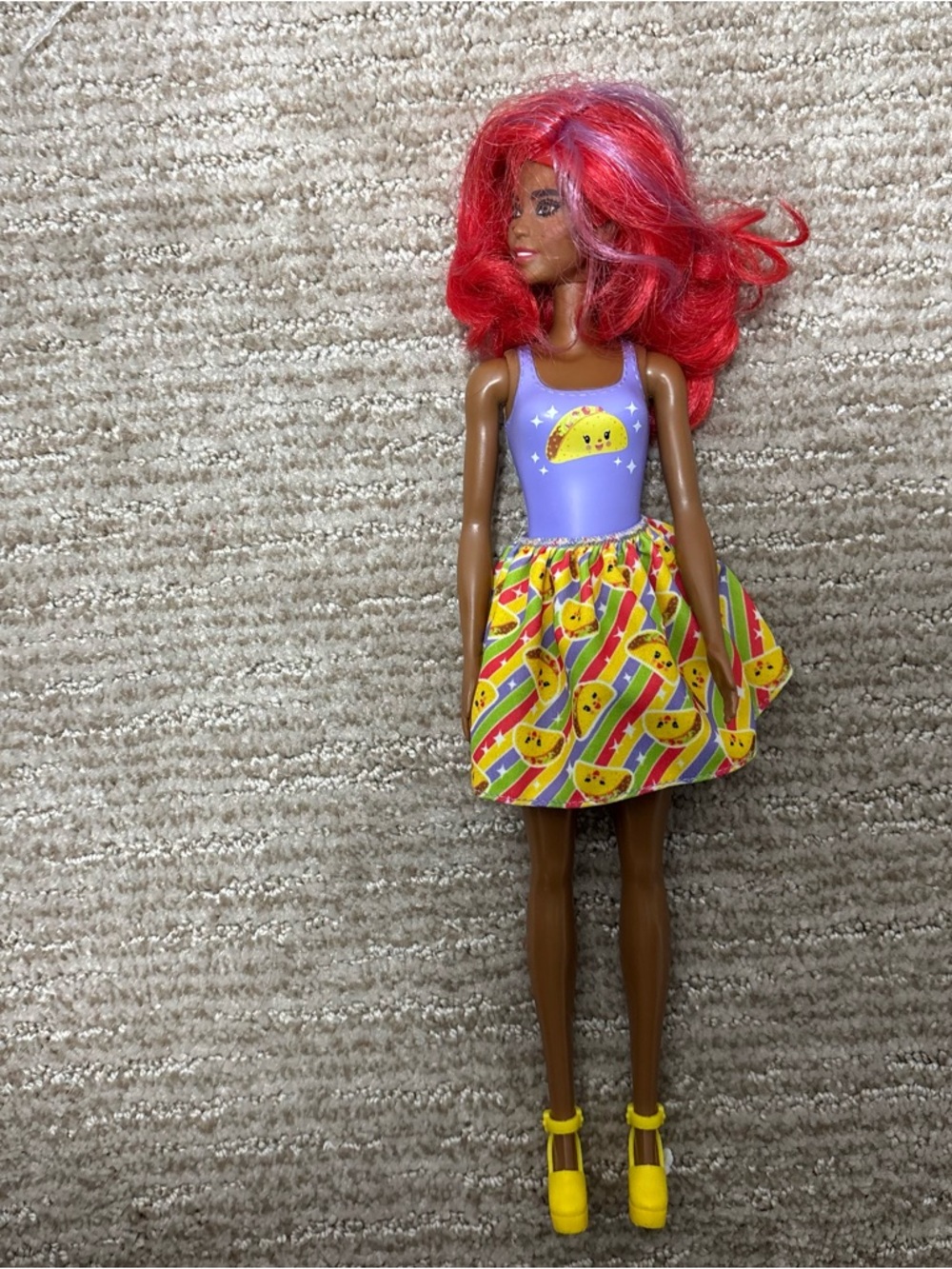 Barbie Doll Color Reveal Taco Mattel 12" tall